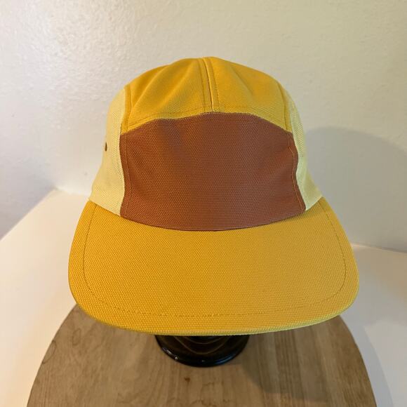Storied Hats Sunrise Desert Yellow Color Block Unisex Recycled Materials Hat - Picture 8 of 10